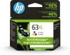 HP 63XL High Yield Tri-color Original Ink Cartridge1