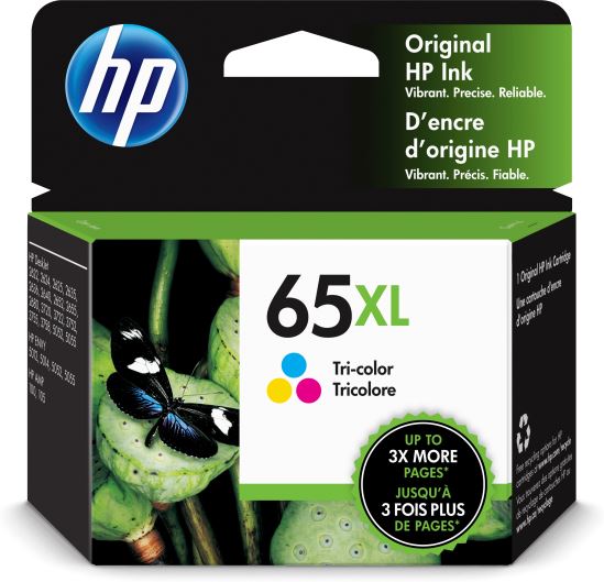 HP 65XL Tri-color Original Ink Cartridge1