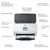 HP Scanjet Pro N4000 snw1 Sheet-feed Scanner Sheet-fed scanner 600 x 600 DPI A4 Black, White8