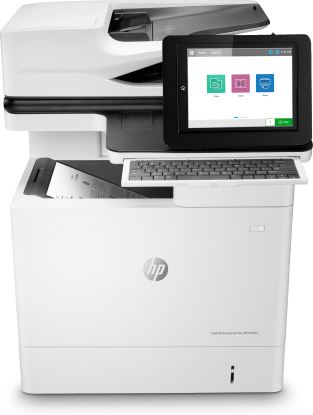 HP LaserJet Enterprise Flow MFP M634h, Print, copy, scan, optional fax, Front-facing USB printing; Scan to email; Two-sided printing; 150-sheet ADF; Energy Efficient; Strong Security1