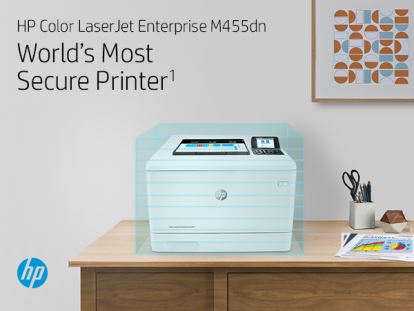 HP Color LaserJet Enterprise M455dn, Color, Printer for Business, Print, Compact Size; Strong Security; Energy Efficient; Two-sided printing1