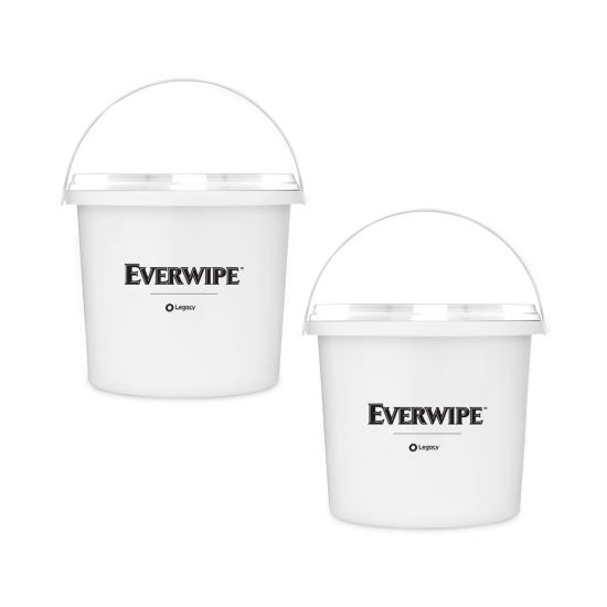 High Volume Wet Wipe Centerpull Resealable Bucket , 12 x 12 x 12, White, 2/Carton1