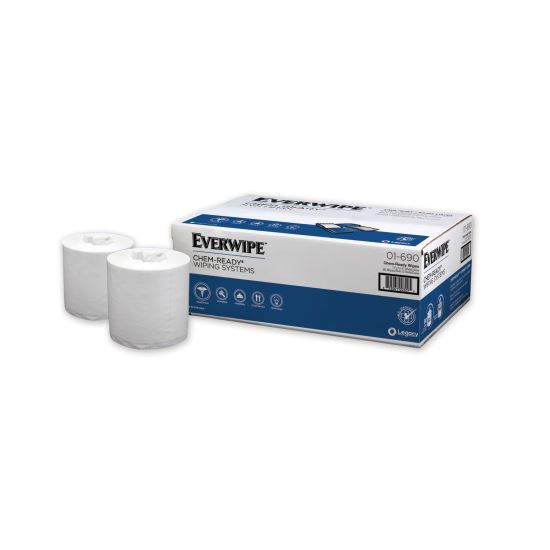 Chem-Ready Dry Wipes, 12 x 12.5, 90/Box, 6 Boxes/Carton1