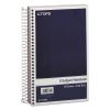 Wirebound Five-Subject Notebook, Wide/Legal Rule, Navy Cover, 9.5 x 6, 175 Sheets2