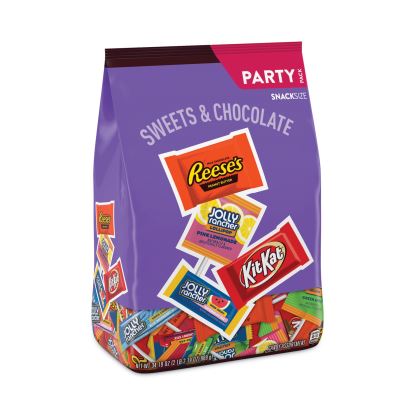 Snack-Size Sweets and Chocolate Assortment Party Pack, 34.19 oz Bag1