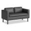 Parkwyn Series Loveseat, 53.5w x 26.75d x 29h, Black1