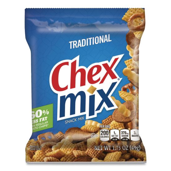 Traditional Snack Mix, 1.75 oz Snack Pack, 60 Packs/Carton1