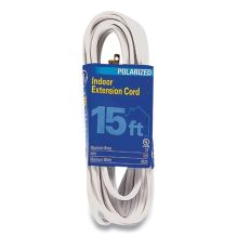 Indoor Extension Cord, 15 ft, 13 A, White1