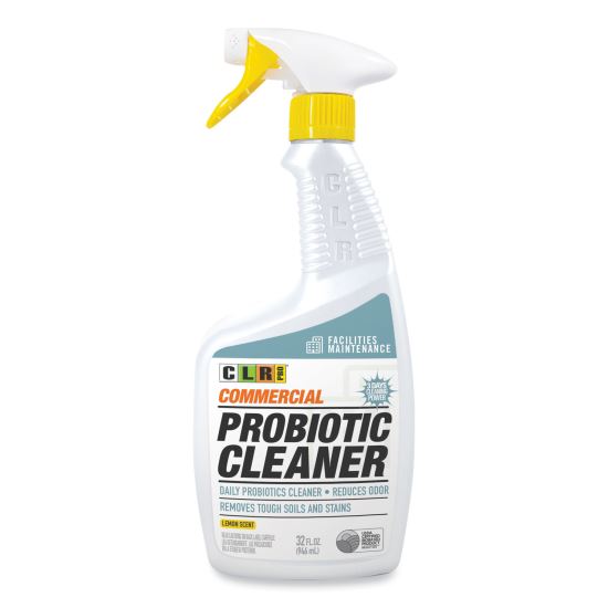 Commercial Probiotic Cleaner, Lemon Scent, 32 oz Spray Bottle, 6/Carton1