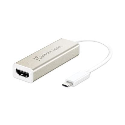 USB-C to HDMI Adapter, 5.71", Silver/White1