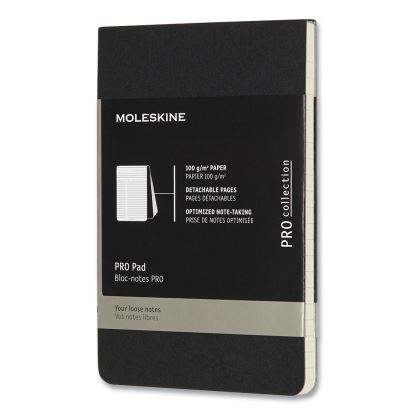 PRO Pad, Meeting-Minutes/Notes Format, Black Cover, 96 Ivory 3.5 x 5.5 Sheets1