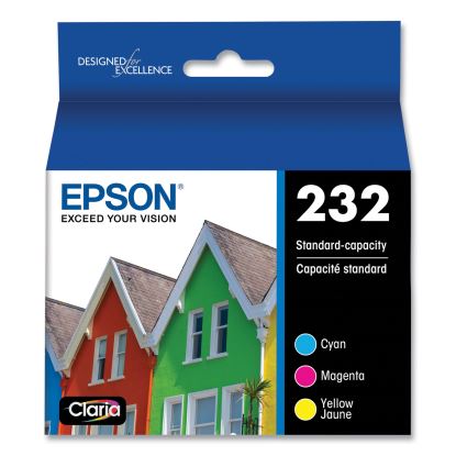 T232520S (T232) Claria Ink, 165 Page-Yield, Cyan/Magenta/Yellow1