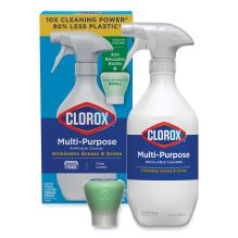 Clorox Multipurpose Degreaser Cleaner Refillable Starter Kit, Crisp Lemon Scent1