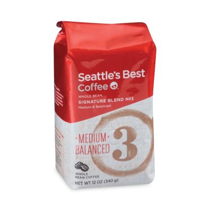 Port Side Blend Whole Bean Coffee, Medium Roast, 12 oz Bag, 6/Carton1