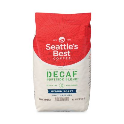 Port Side Blend Ground Coffee, Decaffeinated Medium Roast, 12 oz Bag, 6/Carton1