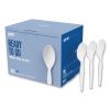 Eco-ID Mediumweight Compostable Cutlery, Teaspoon, White, 300/Pack1