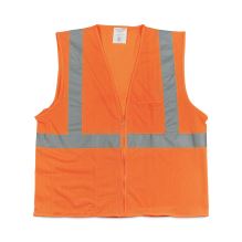 Zipper Safety Vest, X-Large, Hi-Viz Orange1