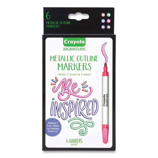 Crayola Metallic Outline Paint Markers1