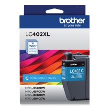 LC402XLCS High-Yield Ink, 1,500 Page-Yield, Cyan1