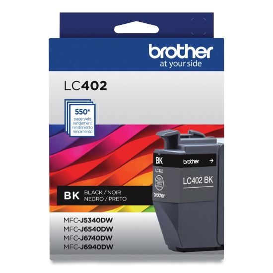 LC402BKS Ink, 550 Page-Yield, Black1