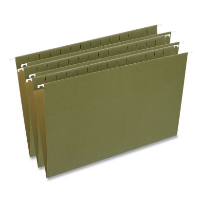 Hanging File Folders, Legal Size, 1/5-Cut Tabs, Standard Green, 50/Carton1