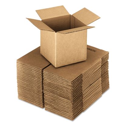Cubed Fixed-Depth Corrugated Shipping Boxes, Regular Slotted Container (RSC), 24" x 24" x 24", Brown Kraft, 10/Bundle1