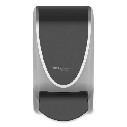 Transparent Manual Dispenser, 1 L, 4.92 x 4.5 x 9.25, Black/Chrome, 15/Carton1
