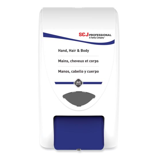 Cleanse Hand, Hair and Body Dispenser, 2 L, 6.4 x 5.7 x 11.5, White/Blue, 15/Carton1