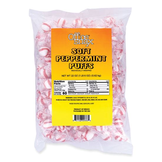 Candy Assortments, Soft Peppermint Puffs, 22 oz Bag1