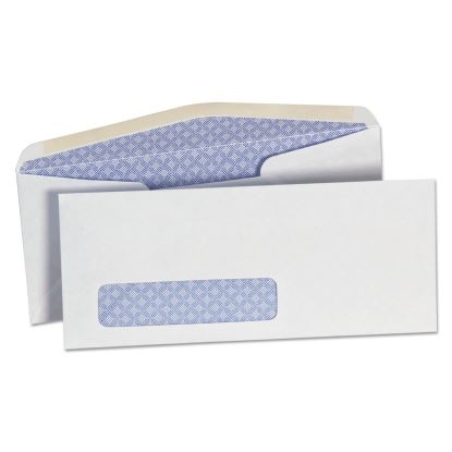 #10 Trade Size Security Tint Envelope, Commercial Flap, Gummed Closure, 4.13 x 9.5, White, 500/Box1