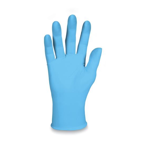 G10 Comfort Plus Blue Nitrile Gloves, Light Blue, Small, 100/Box1