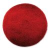 EZ CARE Heavy Duty Scrub Pad, 16" Diameter, Red/Gray, 5/Carton1