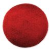 EZ CARE Heavy Duty Scrub Pad, 13" Diameter, Red/Gray, 5/Carton1