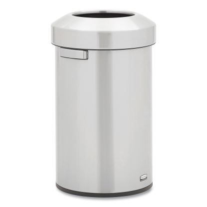 Refine Series Waste Receptacle, 16 gal, Plastic/Stainless Steel1