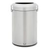 Refine Series Waste Receptacle, 21 gal, Plastic/Stainless Steel2