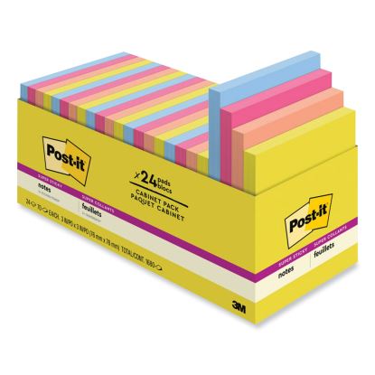Note Pads in Summer Joy Collection Colors, 3" x 3", Summer Joy Collection Colors, 70 Sheets/Pad, 24 Pads/Pack1