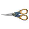 Titanium Bonded Scissors, 5" Long, Gray/Orange Straight Handle1