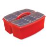 Large Caddy with Sorting Cups, Red, 2/Carton1