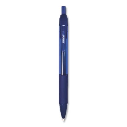 StrideRio Gel Pen, Retractable, Medium 0.7 mm, Blue Ink, Translucent Blue Barrel, 12/Box1