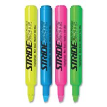 StrideBrite Tank Highlighter, Assorted Ink Colors, Chisel Tip, Assorted Barrel Colors, 12/Pack1