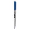 StrideMark Permanent Marker, Fine Bullet Tip, Blue, 12/Pack1