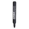 StrideMark Tank Permanent Marker, Broad Chisel Tip, Black, 12/Pack1