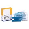 Blue Metal Detectable Fabric Adhesive Bandages, Four-Wing Knuckle, 1.5 x 3, 40/Box1