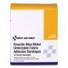 Blue Metal Detectable Fabric Adhesive Bandages, Four-Wing Knuckle, 1.5 x 3, 40/Box2