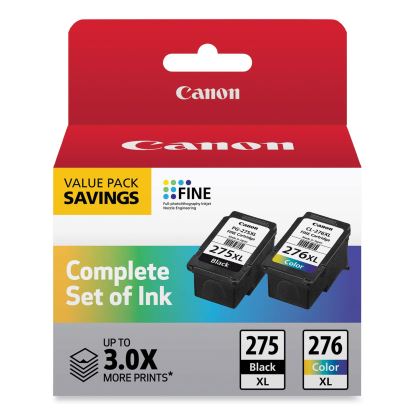 4981C008 (PG-275XL/CL-276XL) High-Yield Multipack Ink, Black/Tri-Color1