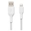 BOOST CHARGE Braided Lightning to USB-A ChargeSync Cable, 3.3 ft, White1