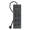 Home/Office Surge Protector, 8 AC Outlets, 8 ft Cord, 2,500 J, Black1