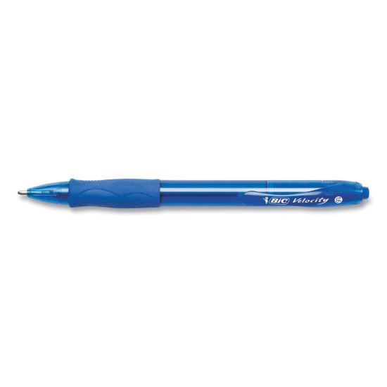 GLIDE Bold Ballpoint Pen, Retractable, Bold 1.6 mm, Blue Ink, Translucent Blue Barrel, 4/Pack1