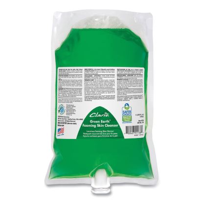 Green Earth Foaming Skin Cleanser Refill, Fresh Meadow, 1,000 mL Refill Bag, 6/Carton1