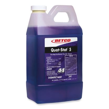 Quat-Stat 5 Disinfectant, Lavender Scent, 2 L Bottle, 4/Carton1